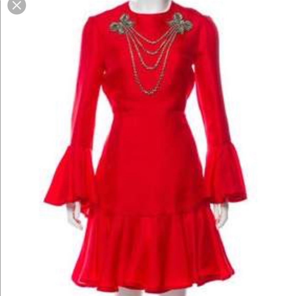 Silk Crepe Gucci Dress